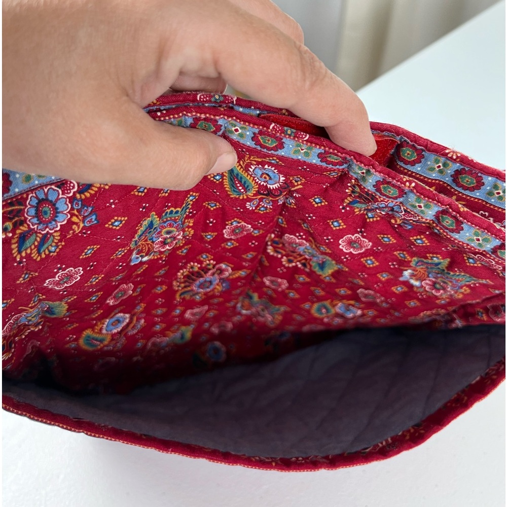 Red Quilted Tote - Picture 8 of 8